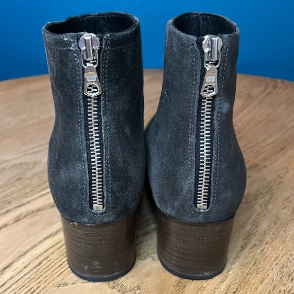 rag & bone Wesley Suede Block Heel Stacked Ankle Western Boot Women’s 9.5/39.5 - Picture 3 of 11